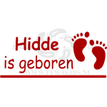 Raamsticker geboorte voetjes